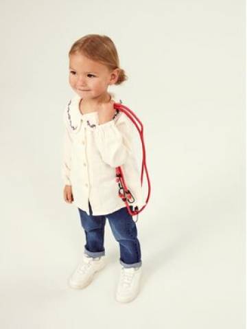 NAME IT Сорочка 13218782 Écru Regular Fit NAME IT Сорочка 13218782 Écru Regular Fit
