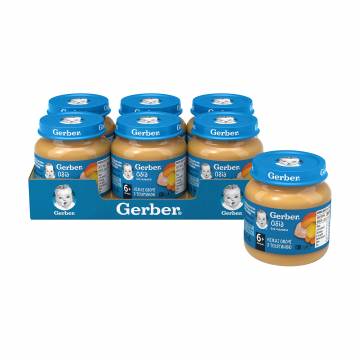Детское мясо-овощное пюре Gerber Нежные овощи с телятиной, с 6 месяцев, 6*130 г Детское мясо-овощное пюре Gerber Нежные овощи с телятиной, с 6 месяцев, 6*130 г