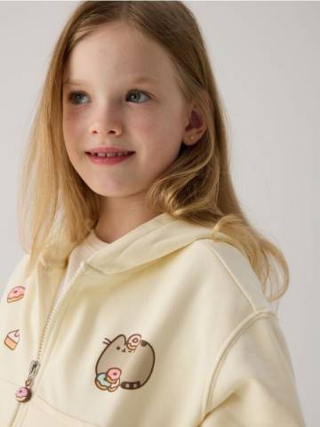 Reserved - GIRLS` JOGGING TOP - нюдовий - 564DB-02X Reserved - GIRLS` JOGGING TOP - нюдовий - 564DB-02X