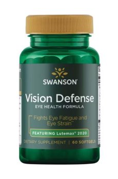 Уценка! Формула для здоровья глаз Swanson Vision Defense, 60 гелевых капсул