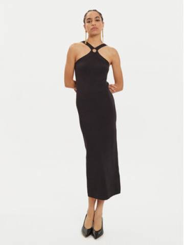 Karen by Simonsen Коктейльна сукня Ragna 10105075 Чорний Slim Fit Karen by Simonsen Коктейльна сукня Ragna 10105075 Чорний Slim Fit
