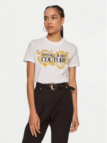 Versace Jeans Couture Футболка 77HAHE05 CJ00E Білий Regular Fit Versace Jeans Couture Футболка 77HAHE05 CJ00E Білий Regular Fit