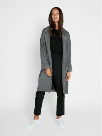 Pieces Демісезонний плащ 17090175 Сірий Regular Fit Pieces Демісезонний плащ 17090175 Сірий Regular Fit