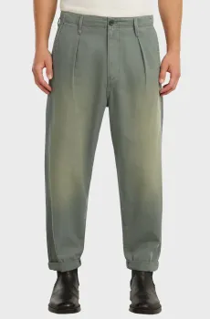 Мужские зеленые чиносы Pleated Зеленый 32-32 G-Star RAW D24543,E514