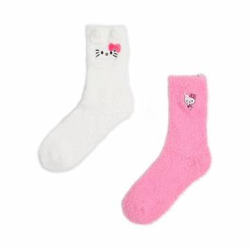 Cropp - Плюшеві шкарпетки, 2 пари Hello Kitty - рожевий Cropp - Плюшеві шкарпетки, 2 пари Hello Kitty - рожевий