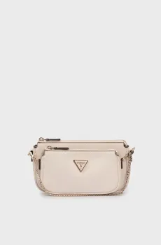 Женская белая сумка NOELLE DBL POUCH CROSSBODY Белый ONESIZE Guess HWZG7879710