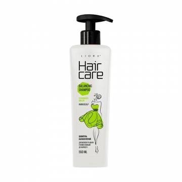 Балансирующий шампунь Liora Hair Care Balancing Shampoo для волос и кожи головы склонной к жирности, 550 мл Балансирующий шампунь Liora Hair Care Balancing Shampoo для волос и кожи головы склонной к жирности, 550 мл