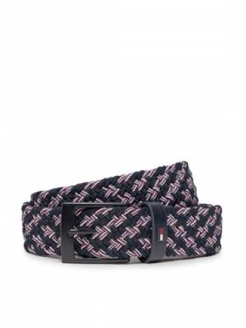 Tommy Hilfiger Чоловічий ремінь Adan 3.5 Elastic AM0AM12051 Cиній Tommy Hilfiger Чоловічий ремінь Adan 3.5 Elastic AM0AM12051 Cиній