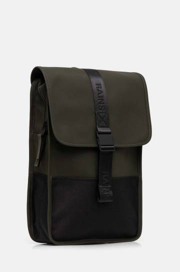 Рюкзак Rains Trail Backpack Mini W3 цвет зелёный маленький однотонный 14300-03 Рюкзак Rains Trail Backpack Mini W3 цвет зелёный маленький однотонный 14300-03