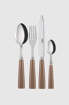 Набор коричневых столовых приборов Icône