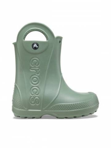 Crocs Гумові чоботи Handle Rain Boot Kids 12803 Зелений Crocs Гумові чоботи Handle Rain Boot Kids 12803 Зелений