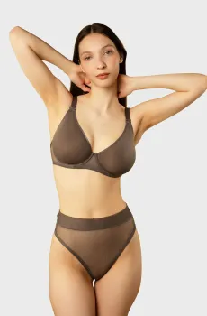 Женский темно-коричневый бюстгальтер Коричневый 70D brabrabra SLZ26201308