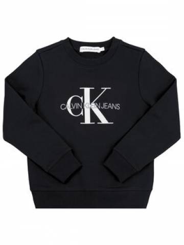 Calvin Klein Jeans Світшот Monogram Logo IU0IU00069 Чорний Regular Fit Calvin Klein Jeans Світшот Monogram Logo IU0IU00069 Чорний Regular Fit