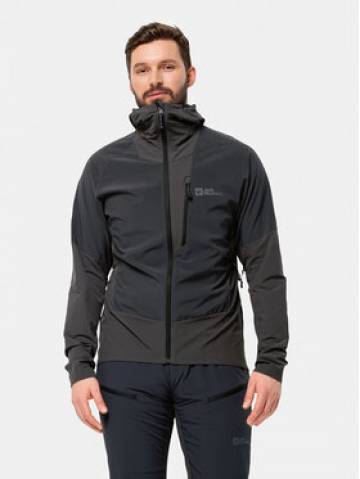 Jack Wolfskin Куртка softshell Alpspitze 1307771 Чорний Regular Fit Jack Wolfskin Куртка softshell Alpspitze 1307771 Чорний Regular Fit