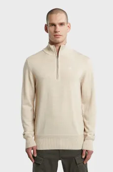 Мужская бежевая шерстяная кофта Premium Бежевый L G-Star RAW D27710,B692