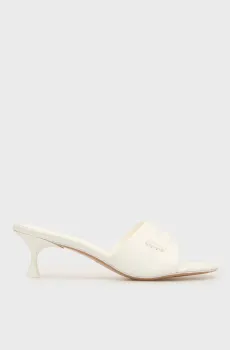 Женские белые кожаные мюли STARLET Белый 40 PRPY PRSLT1428W