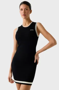 Женское черное платье Черный L Guess V6GK04.Z0648;JBLK