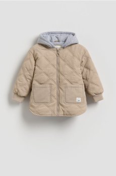 Reserved - Куртка з каптуром - бежевий - 780HF-80X