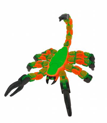 Фігурка Klixx Creaturez Fidget Скорпіон зелено-червоний (KX110_A) Фігурка Klixx Creaturez Fidget Скорпіон зелено-червоний (KX110_A)