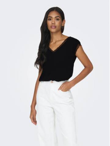 ONLY Блузка 15252241 Чорний Regular Fit ONLY Блузка 15252241 Чорний Regular Fit