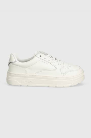 Кожаные кроссовки Palladium PALLASPHALT LO LTH цвет белый 99135.116.M Кожаные кроссовки Palladium PALLASPHALT LO LTH цвет белый 99135.116.M