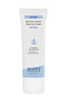 Увлажняющий крем для лица Jigott Lifting Peptide Water Drop Tone Up Cream с пептидами, 50 мл