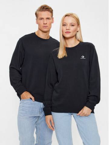 Converse Світшот Standard Fit Left Chest Star Chev Emb Crew Ft 10023861-A02 Чорний Regular Fit Converse Світшот Standard Fit Left Chest Star Chev Emb Crew Ft 10023861-A02 Чорний Regular Fit