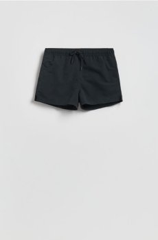 Reserved - Гладкі пляжні шорти - чорний - 111FB-99X