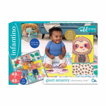 Развивающий коврик Infantino Discovery с игровыми элементами, с рождения (313037) Развивающий коврик Infantino Discovery с игровыми элементами, с рождения (313037)