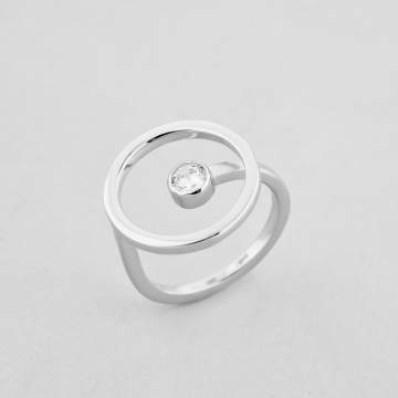 Серебряное кольцо Minimal Л-026р Серебряное кольцо Minimal Л-026р