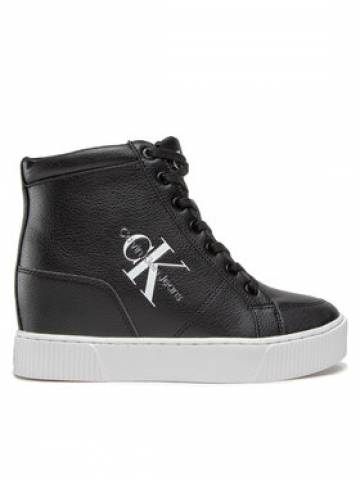 Calvin Klein Jeans Снікерcи Hidden Wedge Cupsole Laceup YW0YW00771 Чорний Calvin Klein Jeans Снікерcи Hidden Wedge Cupsole Laceup YW0YW00771 Чорний