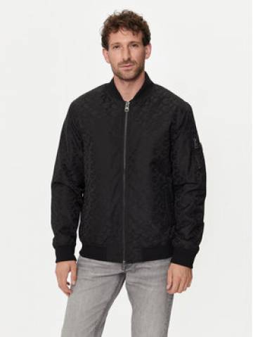 Guess Куртка бомбер M4YL02 WG9L2 Чорний Classic Fit Guess Куртка бомбер M4YL02 WG9L2 Чорний Classic Fit