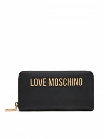 LOVE MOSCHINO Великий жіночий гаманець JC5611PP1MKD0000 Чорний LOVE MOSCHINO Великий жіночий гаманець JC5611PP1MKD0000 Чорний