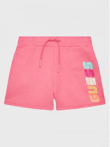 Guess Спортивні шорти J3GD21 FL04P Рожевий Relaxed Fit Guess Спортивні шорти J3GD21 FL04P Рожевий Relaxed Fit