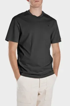 Мужская черная футболка Черный M Replay M3016 .000.23804