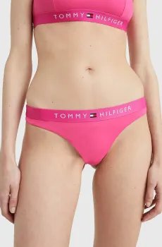 Женские розовые трусики от купальника BRAZILIAN Розовый M Tommy Hilfiger UW0UW04134
