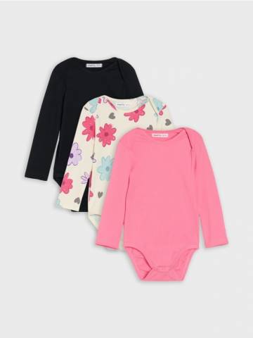 Боді, 3 шт. - кремовий Боді, 3 шт. - кремовий