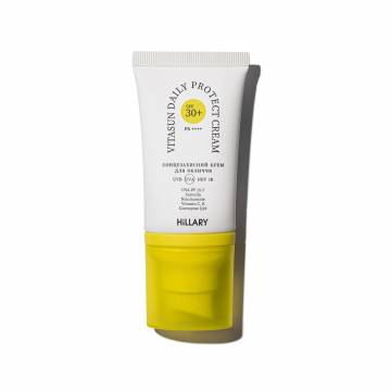 Сонцезахисний крем для обличчя SPF 30+ Hillary VitaSun Daily Protect Cream, 40 мл Сонцезахисний крем для обличчя SPF 30+ Hillary VitaSun Daily Protect Cream, 40 мл