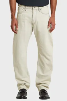 Мужские белые джинсы Contor 3D Regular Белый 32-32 G-Star RAW D26999,E361