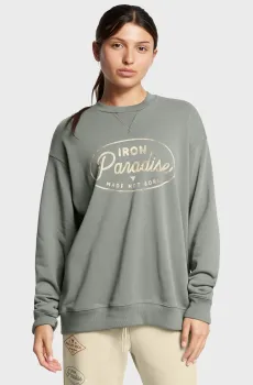 Женский серый свитшот Pjt Rck W HWT Crew Tools Серый XL Under Armour 1386444-709