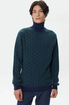 Мужской синий свитер Синий M Lacoste AH233737L