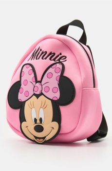 Малий рюкзак з 3D аплікацією Minnie Mouse - пастельний рожевий
