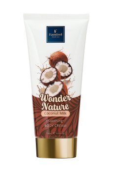 Успокаивающий крем для тела Famirel Wonder Nature Кокосовое молоко, 180 мл