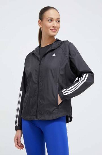 Куртка для тренировок adidas Performance Hyperglam цвет чёрный переходная Куртка для тренировок adidas Performance Hyperglam цвет чёрный переходная