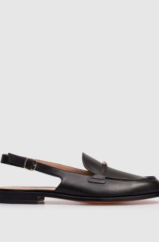 Черные кожаные слингбеки