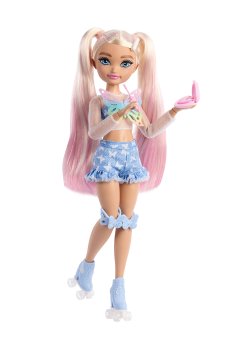 Кукла Barbie Dream Besties Малибу на роликах, с аксессуарами, от 4 лет, 29 см (JFX96)