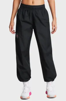 Женские черные спортивные брюки Pjt Rck W Wvn Pant Черный S Under Armour 1386436-001