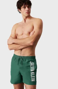Мужские зеленые плавательные шорты MEDIUM DRAWSTRING Зеленый L Calvin Klein LV00N61092