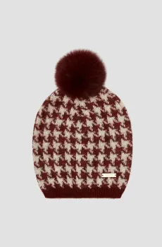 Женская шерстяная шапка с узором Разноцветный ONESIZE Baldinini L2B005MSMO;PNBD