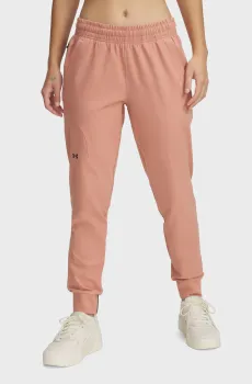 Женские персиковые спортивные брюки UA Unstoppable Jogger Розовый S Under Armour 1376926-698